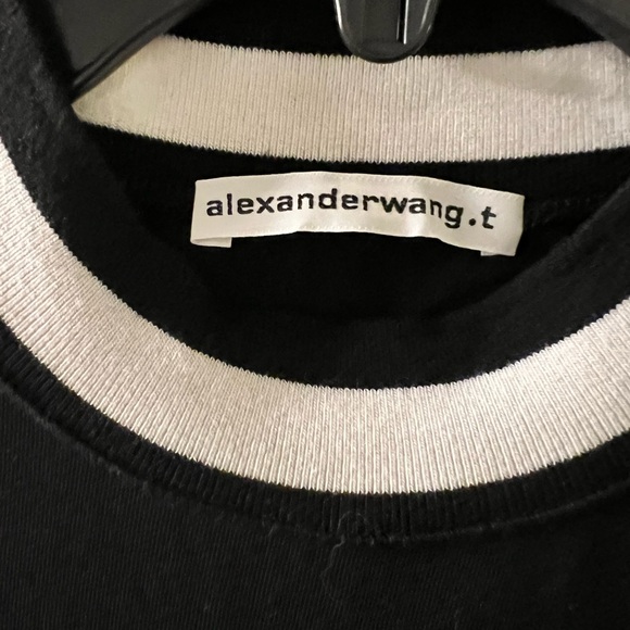 Black and White T-Shirt Dress - Picture 3 of 3